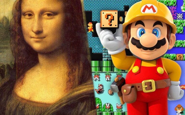 Fã recria Monalisa usando sprites de Super Mario World Fã recria Monalisa usando sprites de Super Mario World