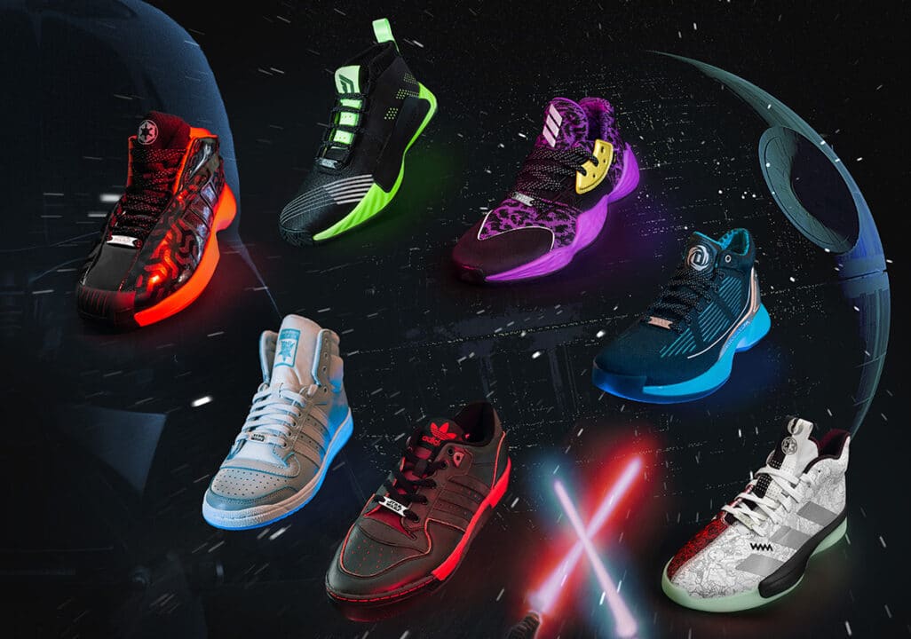 Star Wars ganha linha de tênis da Adidas Star Wars ganha linha de tênis da Adidas