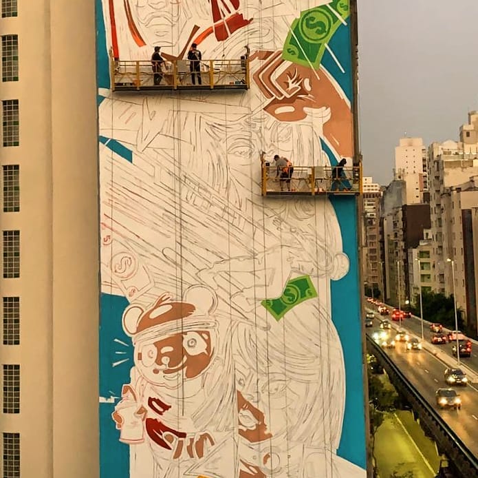 Murais de Cyberpunk 2077 e Free Fire são alvos de multa milionária em São Paulo Murais de Cyberpunk 2077 e Free Fire são alvos de multa milionária em São Paulo