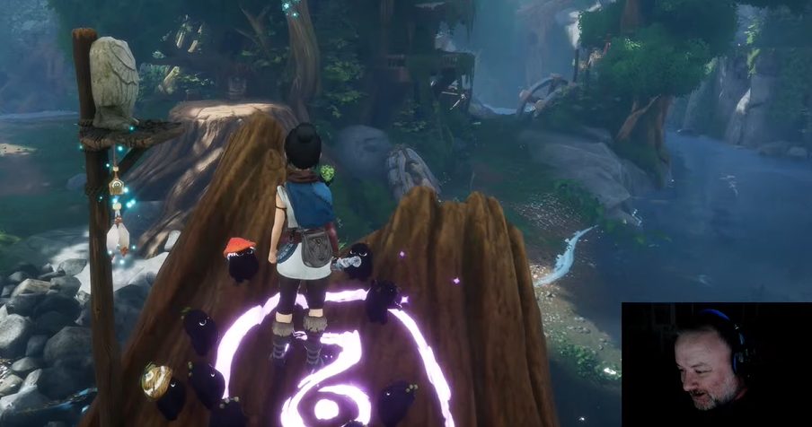 David Jaffe experimentando Kena em live