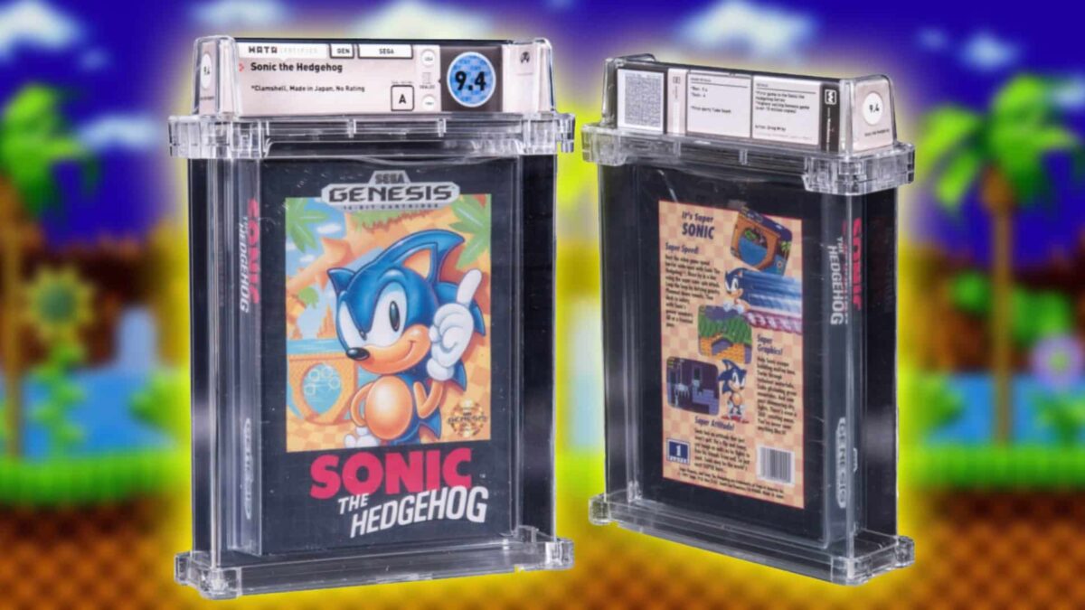 Cartucho do Sonic é arrematado por mais de 2 milhões de reais em leilão