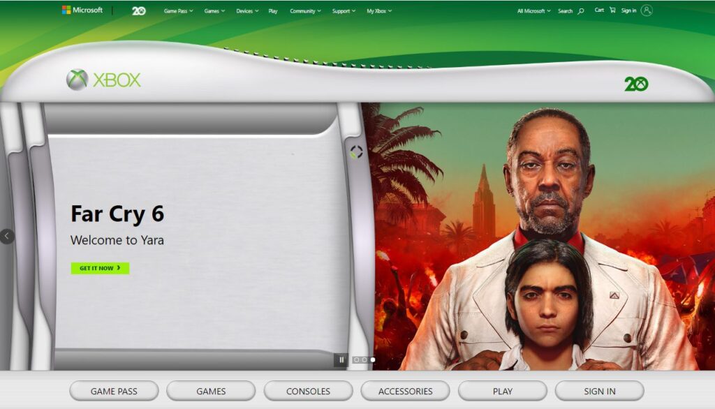 Site do Xbox tem design modificado para estilo de Xbox 360 Site do Xbox tem design modificado para estilo de Xbox 360