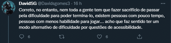 Elden Ring: usuários debatem sobre dificuldade de jogos soulslike (outra vez) Elden Ring: usuários debatem sobre dificuldade de jogos soulslike (outra vez)
