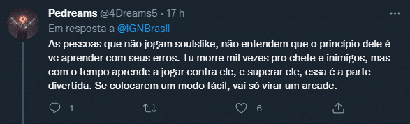 Elden Ring: usuários debatem sobre dificuldade de jogos soulslike (outra vez) Elden Ring: usuários debatem sobre dificuldade de jogos soulslike (outra vez)