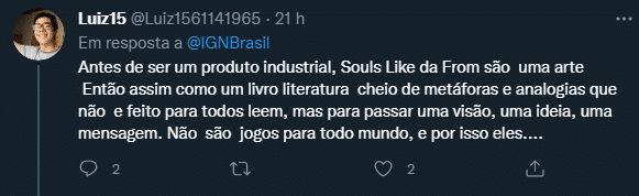 Elden Ring: usuários debatem sobre dificuldade de jogos soulslike (outra vez) Elden Ring: usuários debatem sobre dificuldade de jogos soulslike (outra vez)