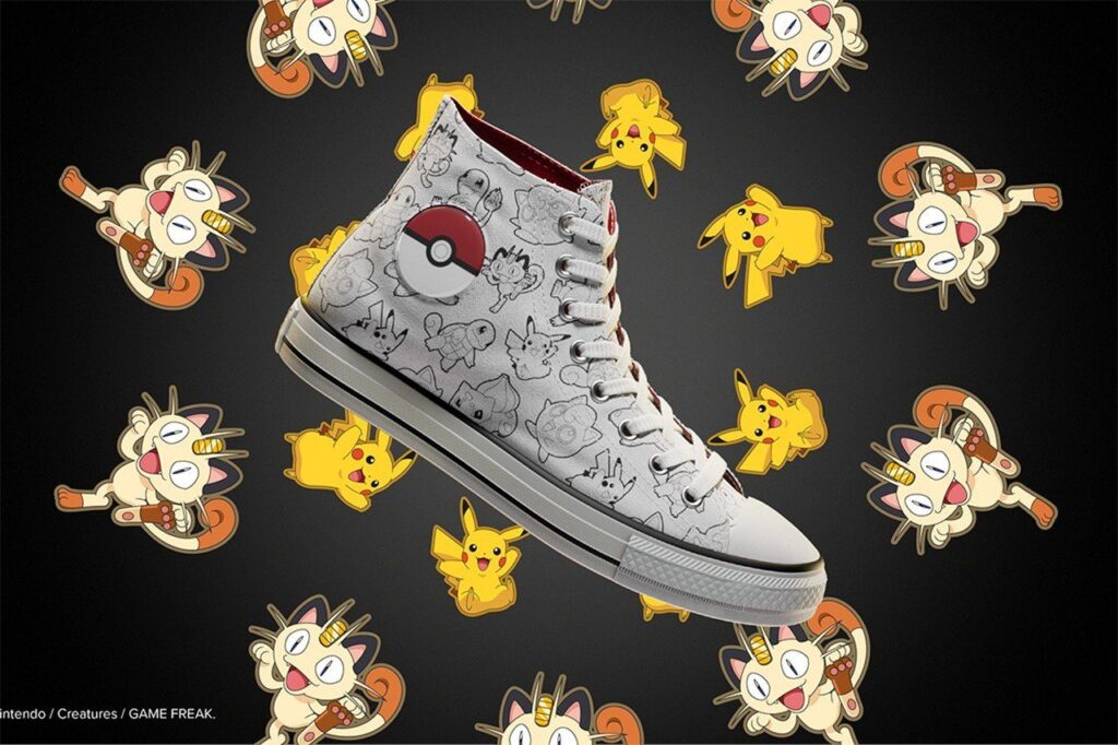 Converse lançará tênis comemorativos aos 25 anos de Pokémon Converse lançará tênis comemorativos aos 25 anos de Pokémon