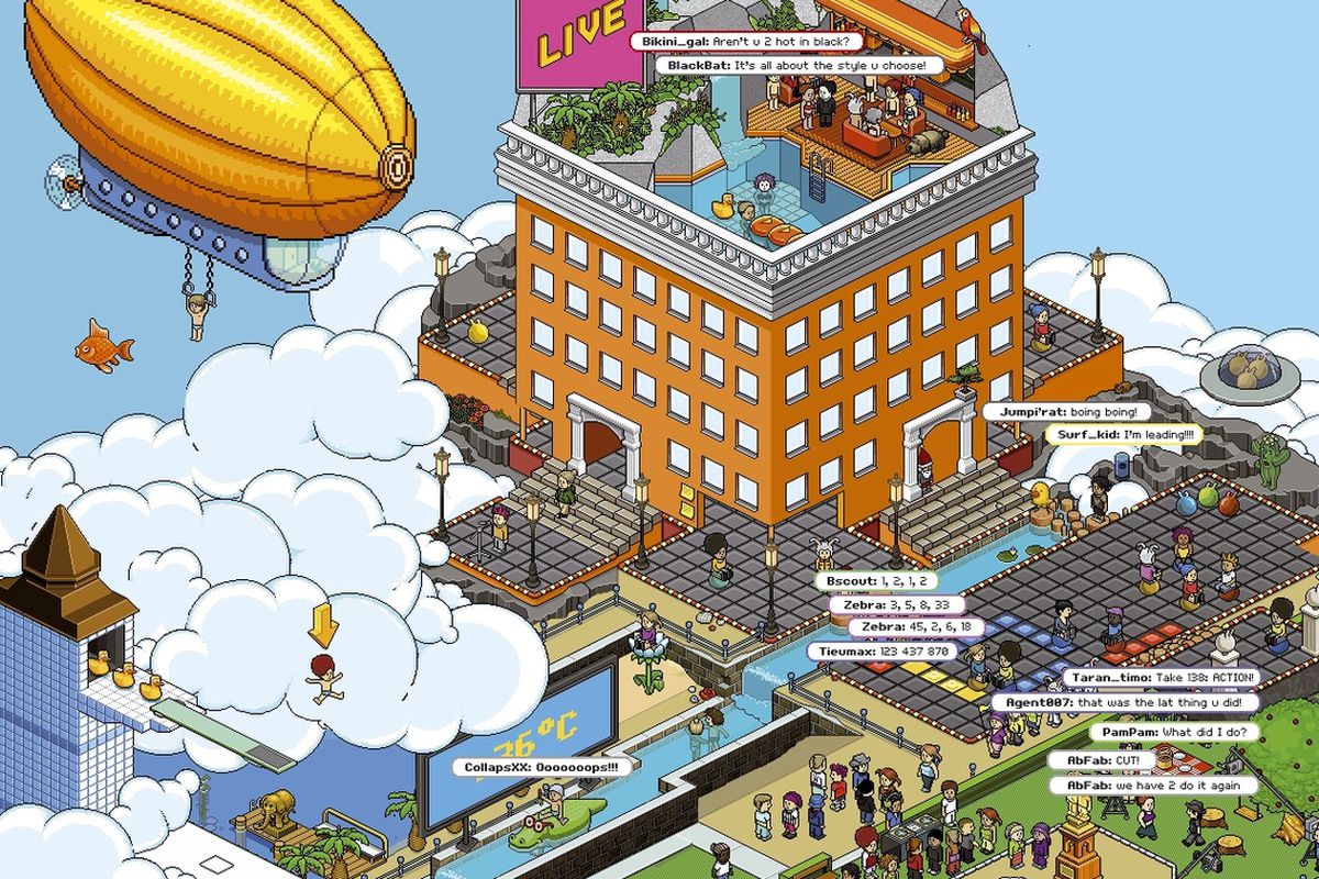 Habbo - o que é metaverso