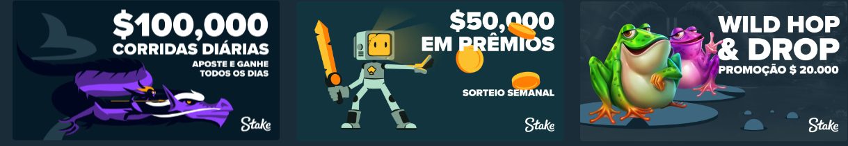 Stake tem promoções com prazo de validade