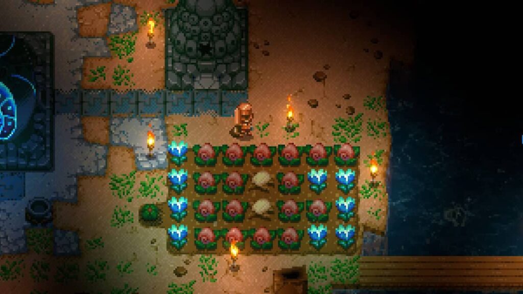 Colher plantas Core Keeper