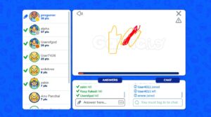 Imagem do jogo Gartic.io lançado em 7 de Março de 2008