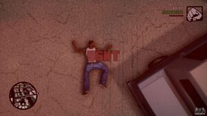 Foto relacionada à morte de CJ do GTA San Andreas.