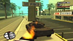 Foto relacionada ao código do tanque de guerra para GTA San Andreas.