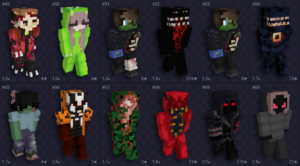 Skins para Minecraft na temática de monstros