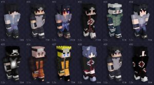 Skins para Minecraft na temática de Naruto