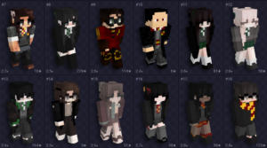 Skins para Minecraft na temática de Harry Potter