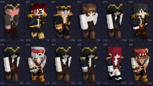 Skins para Minecraft de piratas