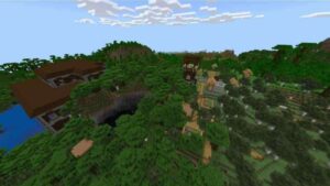 vilarejo próximo a uma mansão