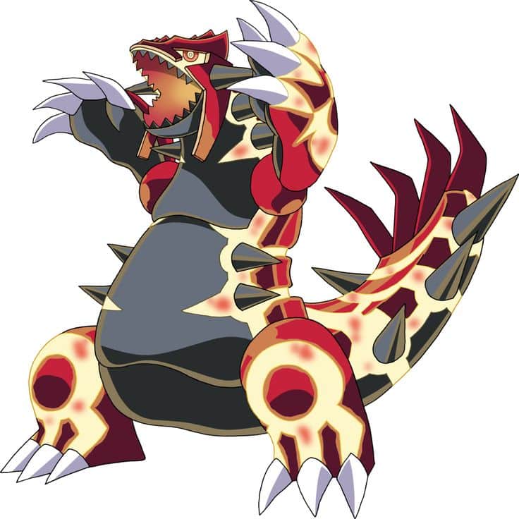 Os 10 melhores pokémons de fogo Primal Groudon
