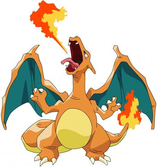 Os 10 melhores pokémons de fogo Charizard