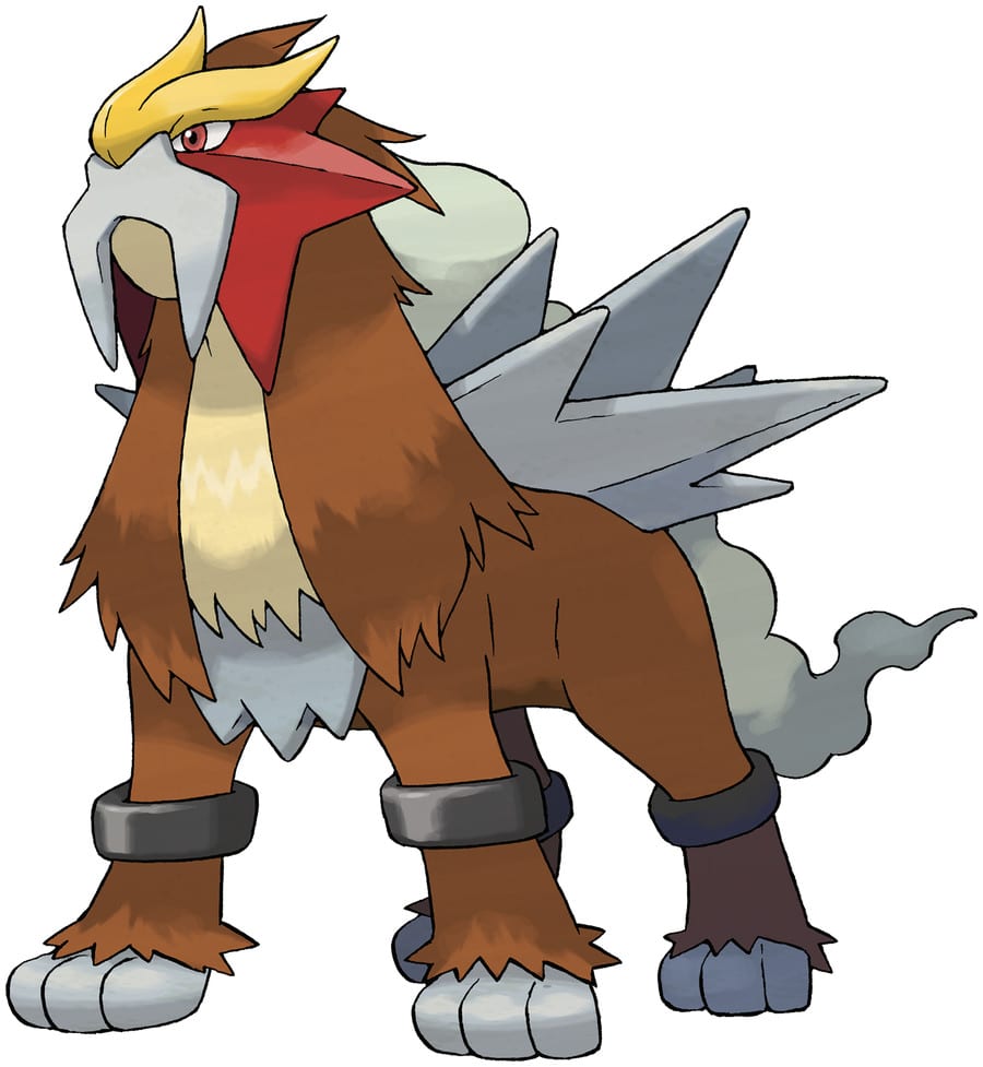 Os 10 melhores pokémons de fogo Entei Pokémon