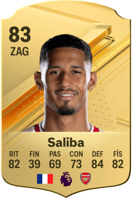 FIFA 24: quais são os melhores zagueiros do EA Sports FC 24 FIFA 24 Wiliam Saliba