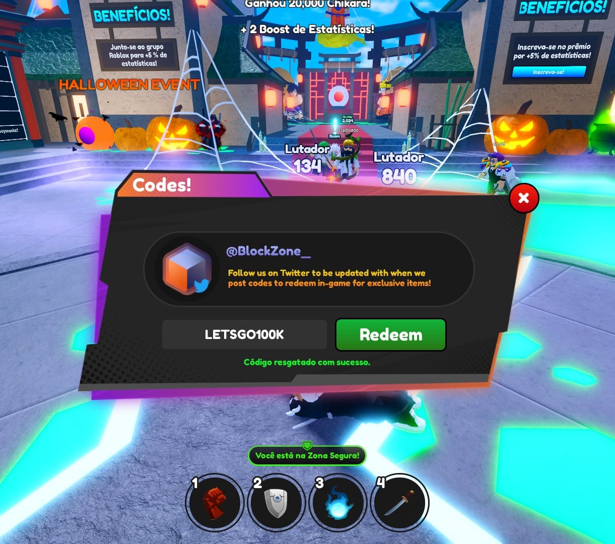 Codes Anime Fighting Simulator X: todos os códigos novos!