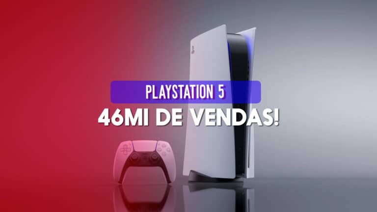 PlayStation 5 já vendeu mais de 46.6 milhões de unidades PlayStation 5 já vendeu mais de 46.6 milhões de unidades