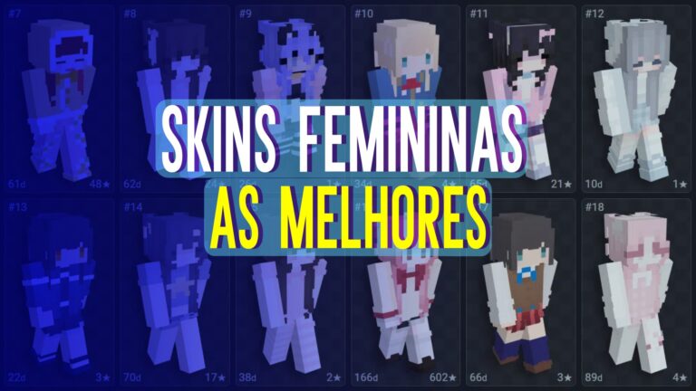 Skin de Minecraft feminina: Confira só as melhores!