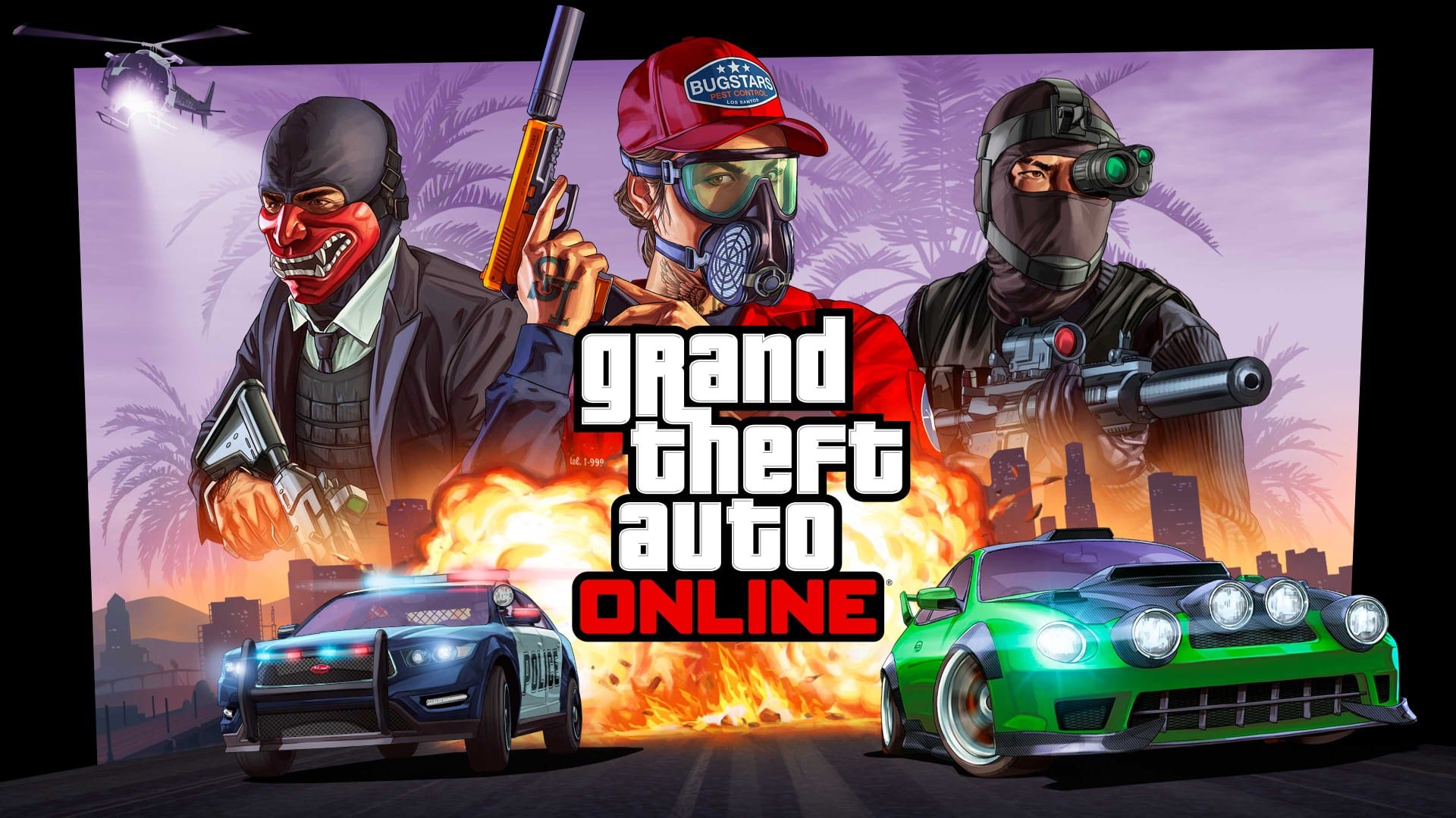 Imagem oficial de GTA Online, introduzindo como jogar GTA 5 Online? (Divulgação / Rockstar Games)