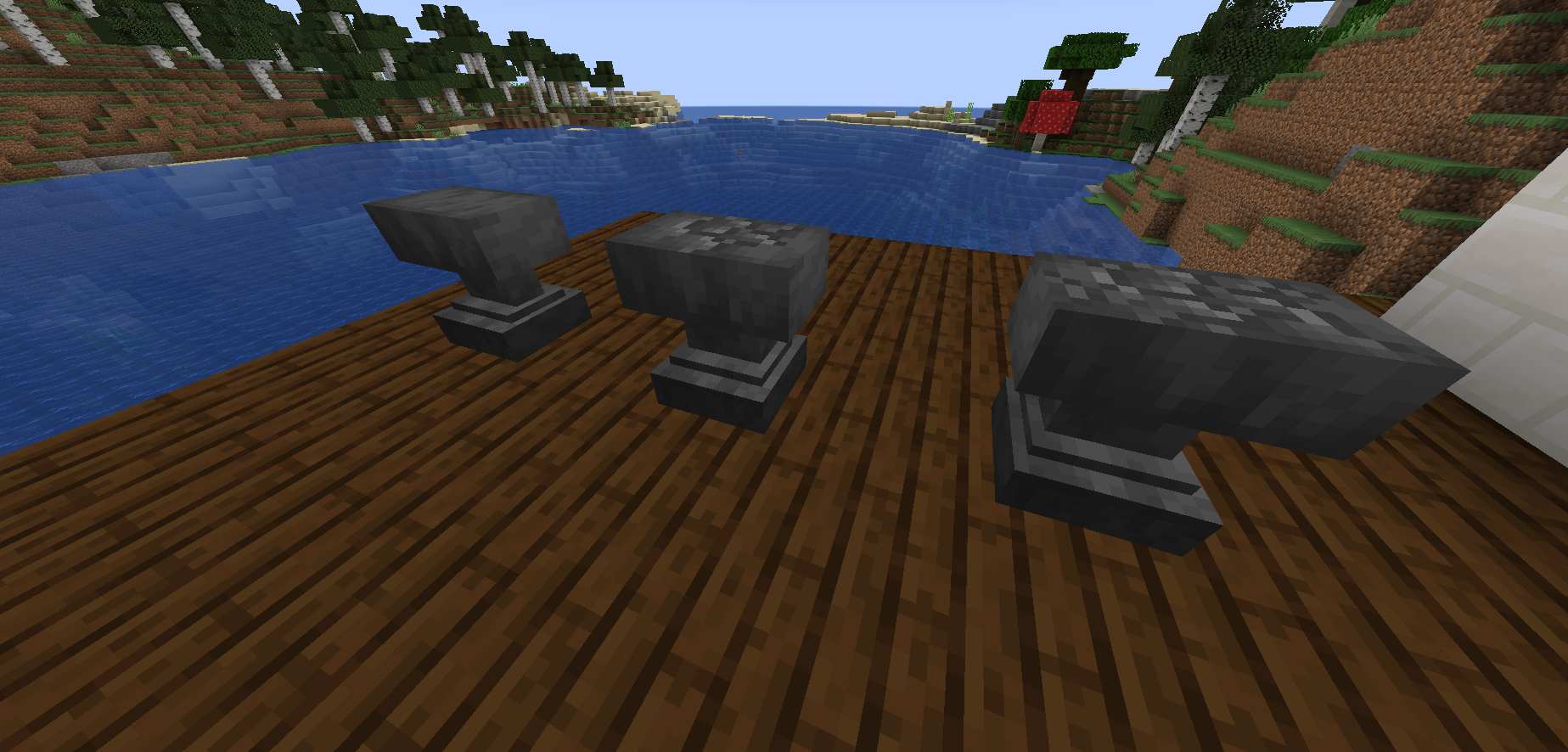 Imagem dos três níveis de estado da Bigorna no Minecraft, introduzindo como fazer bigorna no minecraft.