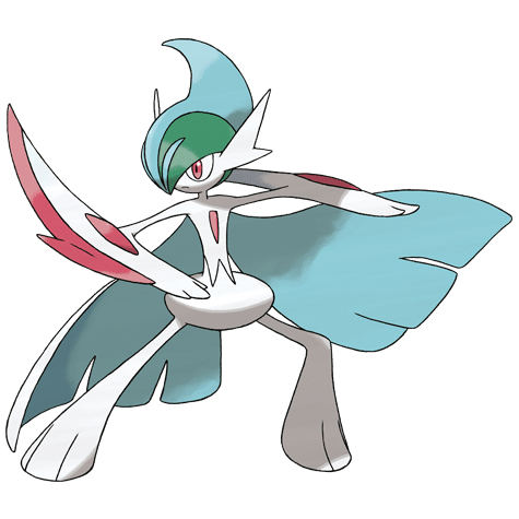 Imagem do Pokémon tipo Lutador mais fortes, Gallade. (Divulgação / Internet)
