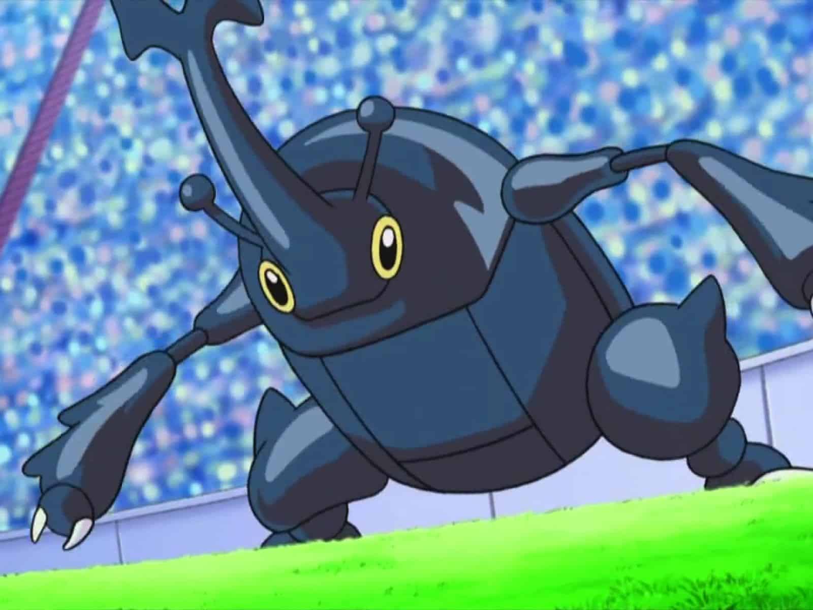 Imagem do Pokémon tipo Lutador mais fortes, Heracross. (Divulgação / Internet)
