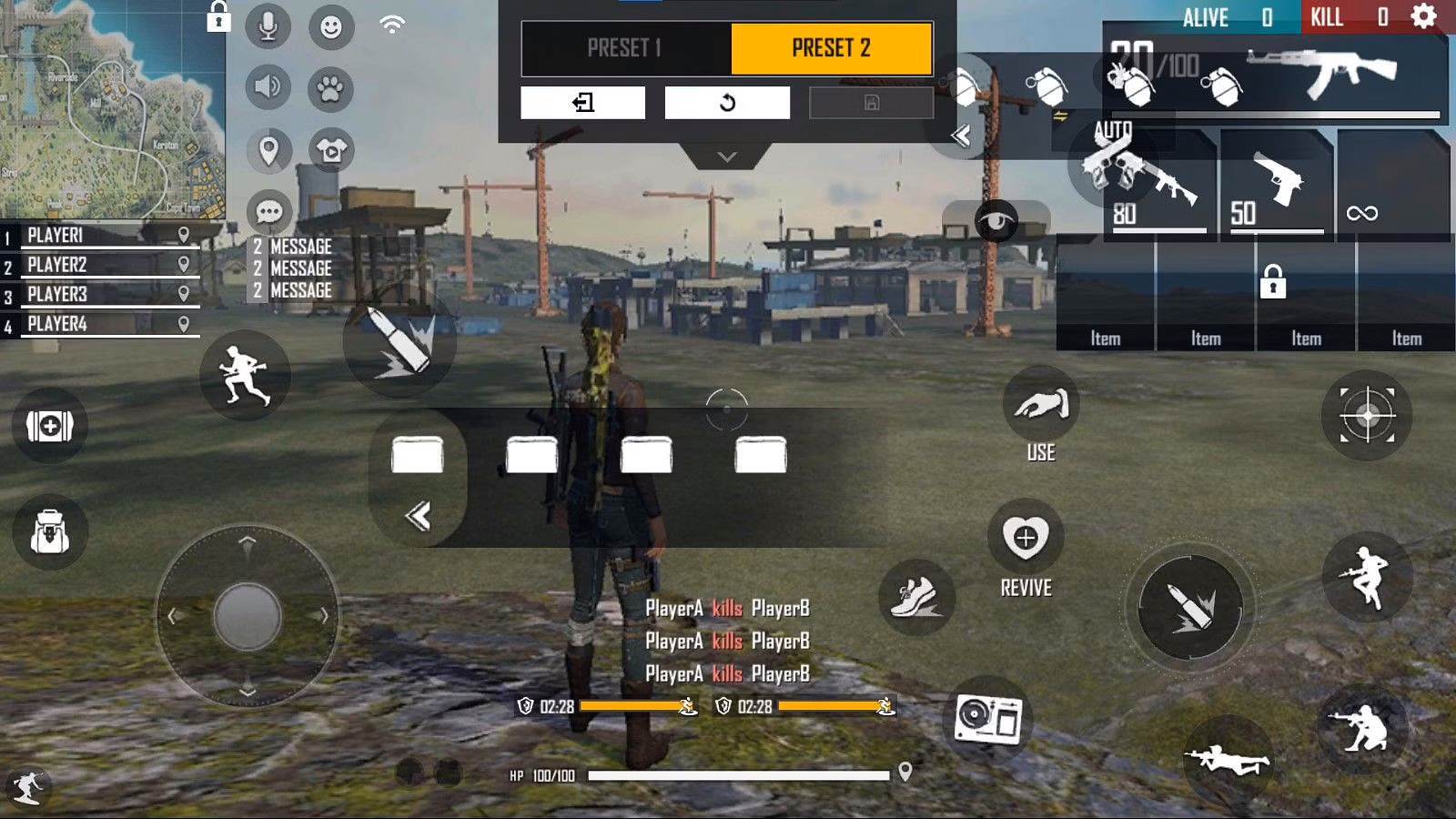 Melhor HUD do Free Fire para garantir alta taxa de KD Foto tema: Melhor HUD do Free Fire para dois dedos. (Divulgação / Internet)