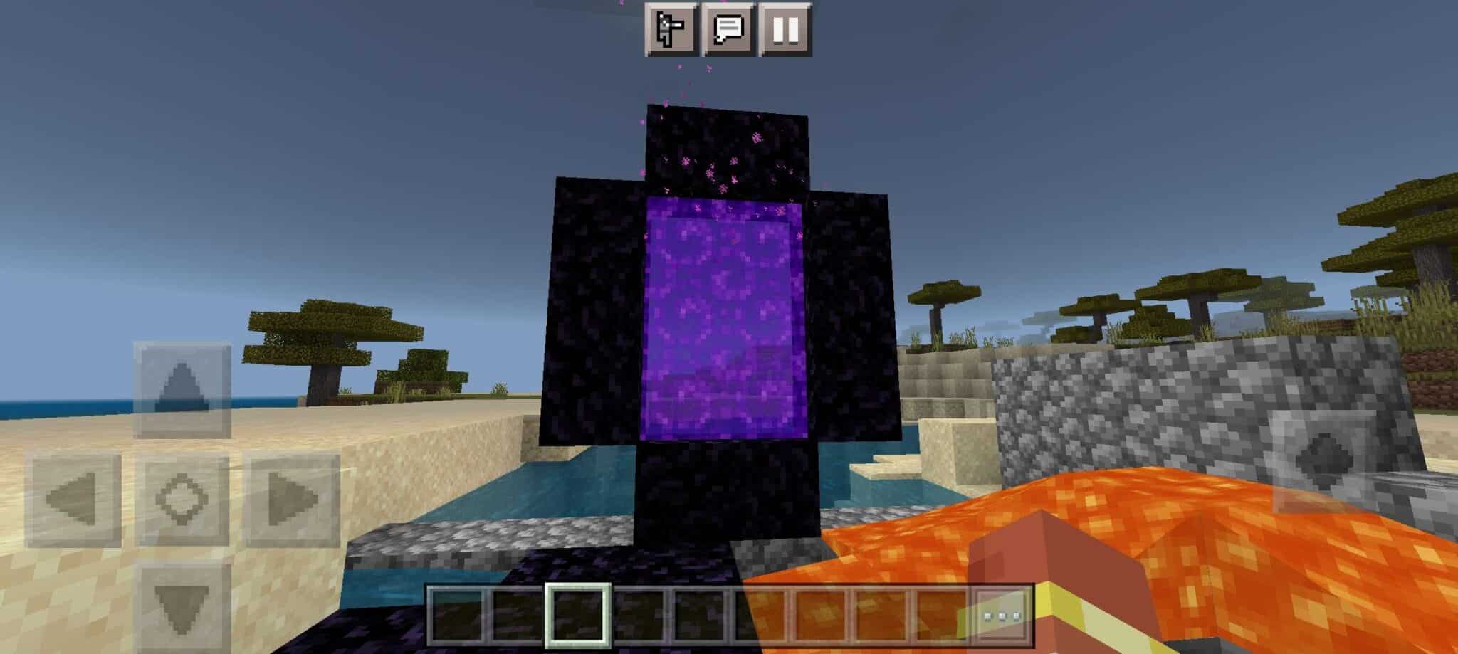 Como fazer obsidian no Minecraft Imagem do Portal do Nether, outra dimensão do Minecraft. (Divulgação / Internet)