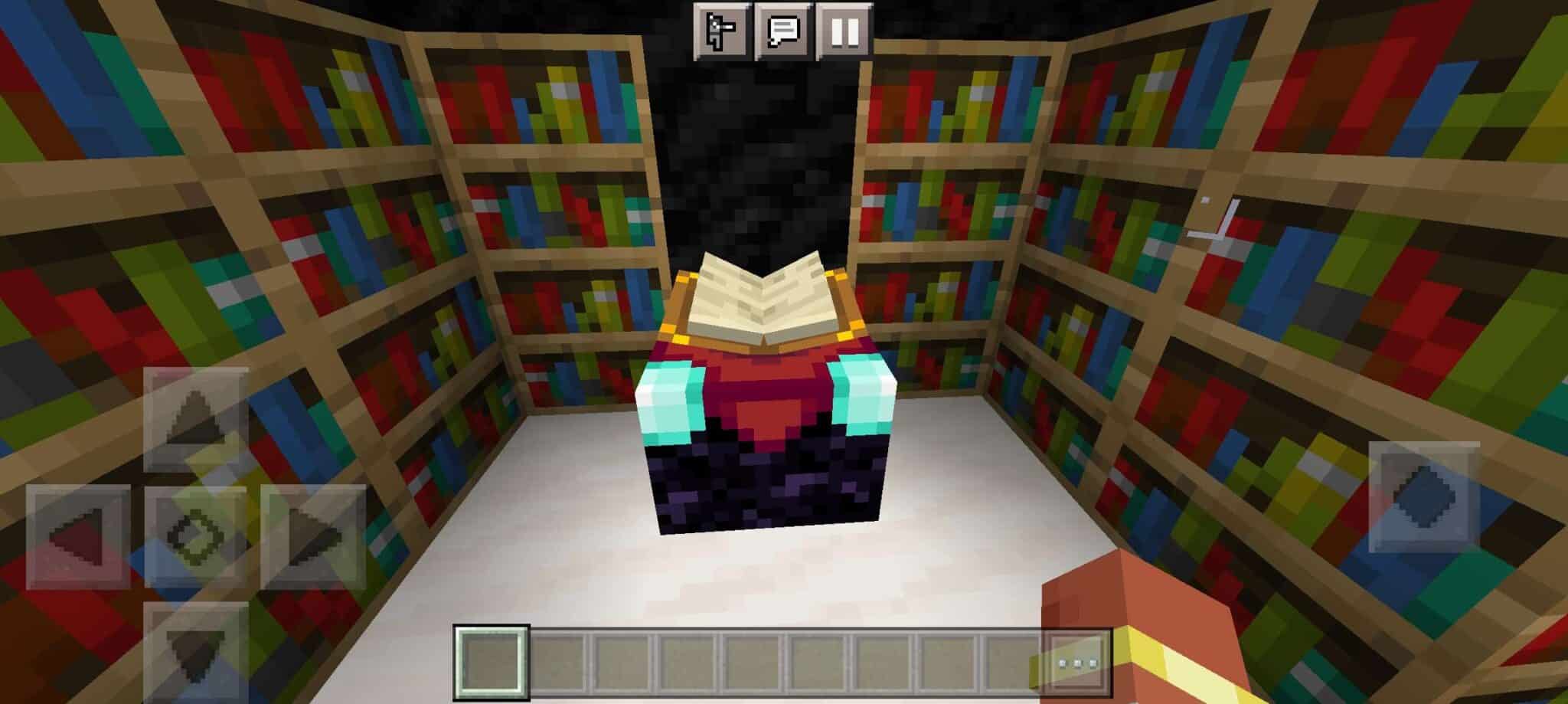 Como fazer obsidian no Minecraft Imagem da Mesa de Encantamento do Minecraft. (Divulgação / Internet)