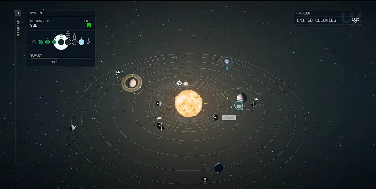 O que fazer depois de ZERAR Starfield? 6 ideias incríveis! É possível viajar e explorar o nosso próprio sistema solar em Starfield, sendo uma ótima opção para quem não sabe o que fazer depois de zerar Starfield.