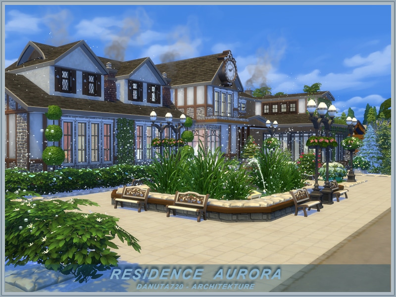 10 Melhores ideias de casas para The Sims 4 Imagem da cada "Residência Aurora", uma das 10 melhores ideias de casas para The Sims 4. (Divulgação / Internet)