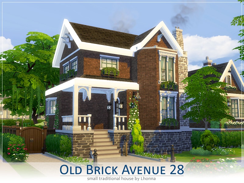 10 Melhores ideias de casas para The Sims 4 Imagem da cada "Old Brick Avenue 28", uma das 10 melhores ideias de casas para The Sims 4. (Divulgação / Internet)