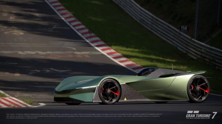 Gran Turismo 7 ganha update com novos carros futuristas Imagem do Škoda Vision Gran Turismo em Gran Turismo 7