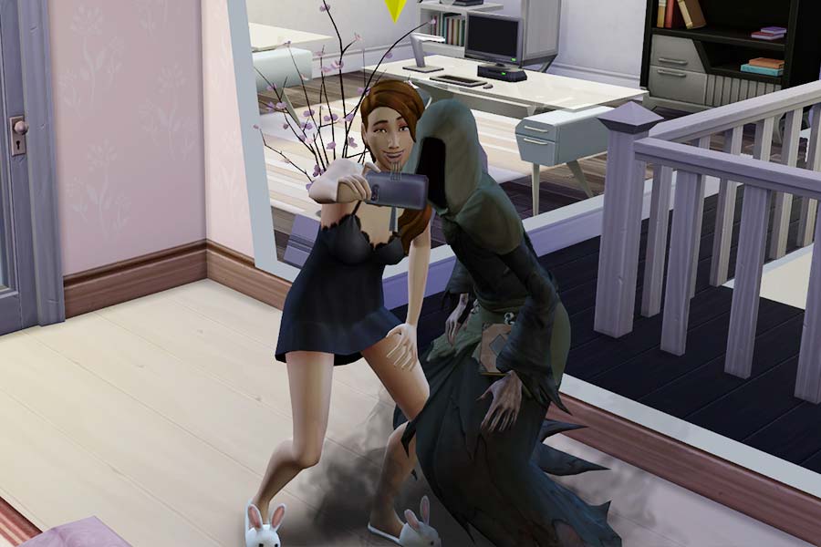 8 Curiosidades sobre The Sims 4 Foto tema: curiosidades sobre the sims 4, "É possível namorar com a Dona Morte?" (Divulgação / Internet)
