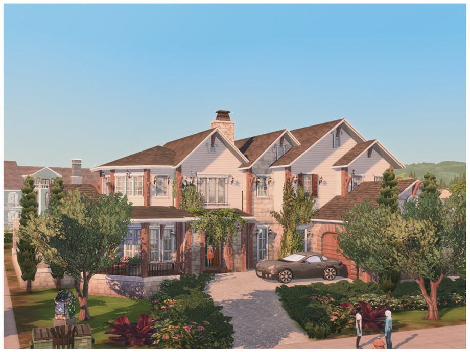 10 Melhores ideias de casas para The Sims 4 Imagem da cada "Casa familiar", uma das 10 melhores ideias de casas para The Sims 4. (Divulgação / Internet)