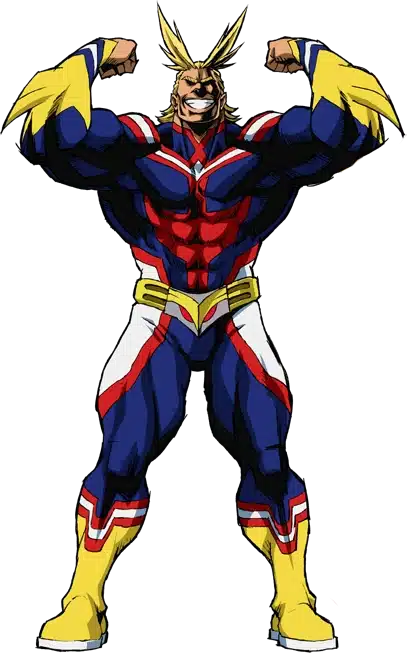 Imagem oficial de All Might.