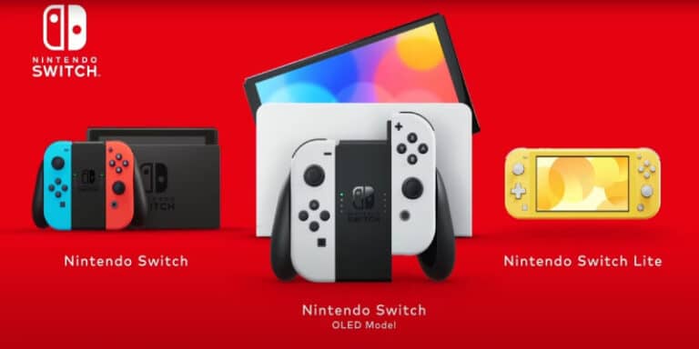 Todos os modelos do Nintendo Switch