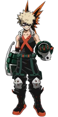 Imagem oficial de Katsuki Bakugo.