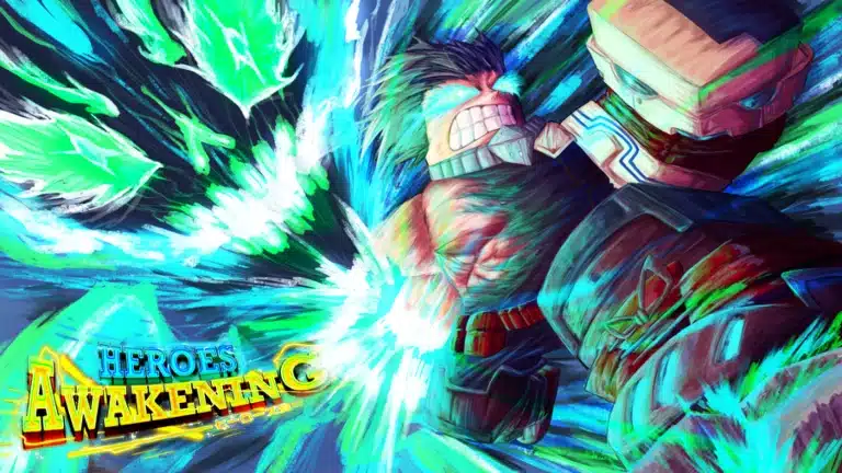 Em Heroes Awakening, você joga como seu herói ou vilão favorito do anime "My Hero Academia".