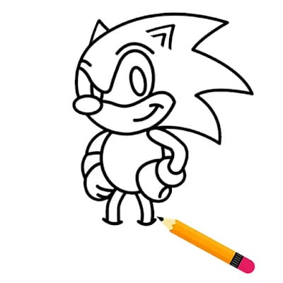 Mais de 50 Desenhos do Sonic para colorir