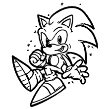Mais de 50 Desenhos do Sonic para colorir