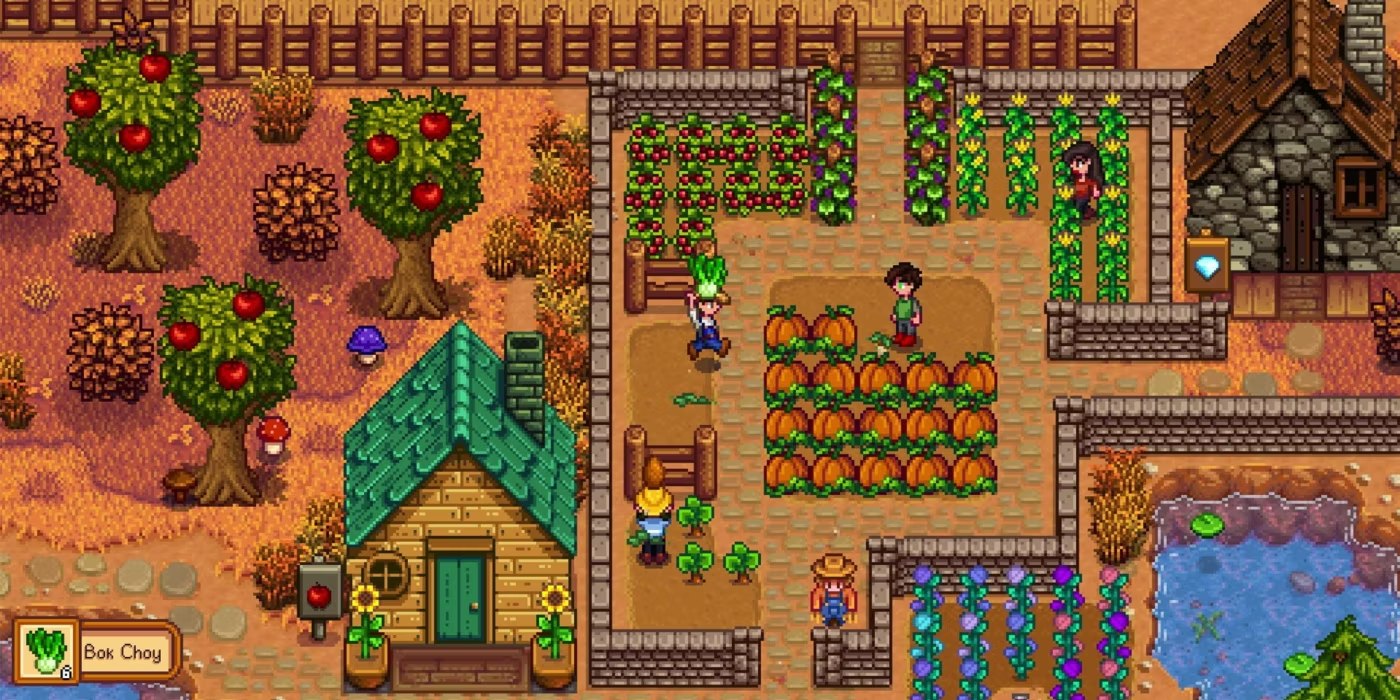 O que plantar em CADA estação no Stardew Valley? Aproveite um tom alaranjado e plante diversas abóboras na estação do Halloween, o Outono!