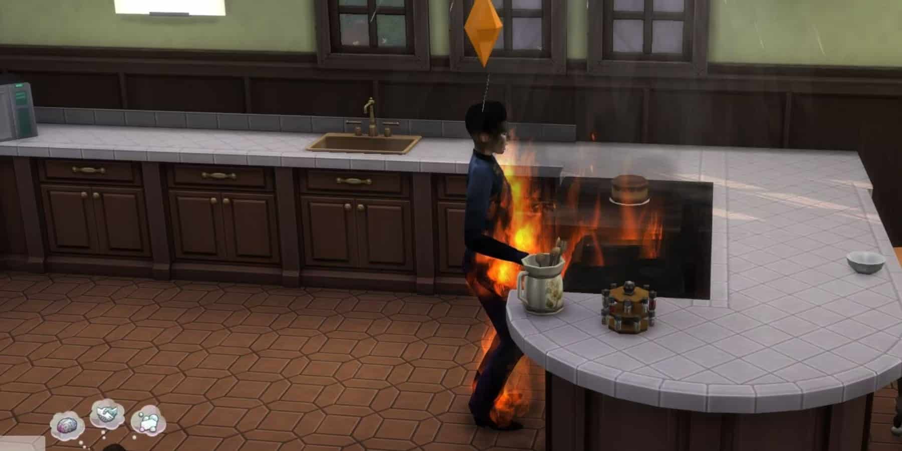 Todas as maneiras de matar um Sim no The Sims 4 Uma das maneiras de você matar um Sim no The Sims 4 é deixando-o pegar fogo durante um incêndio.